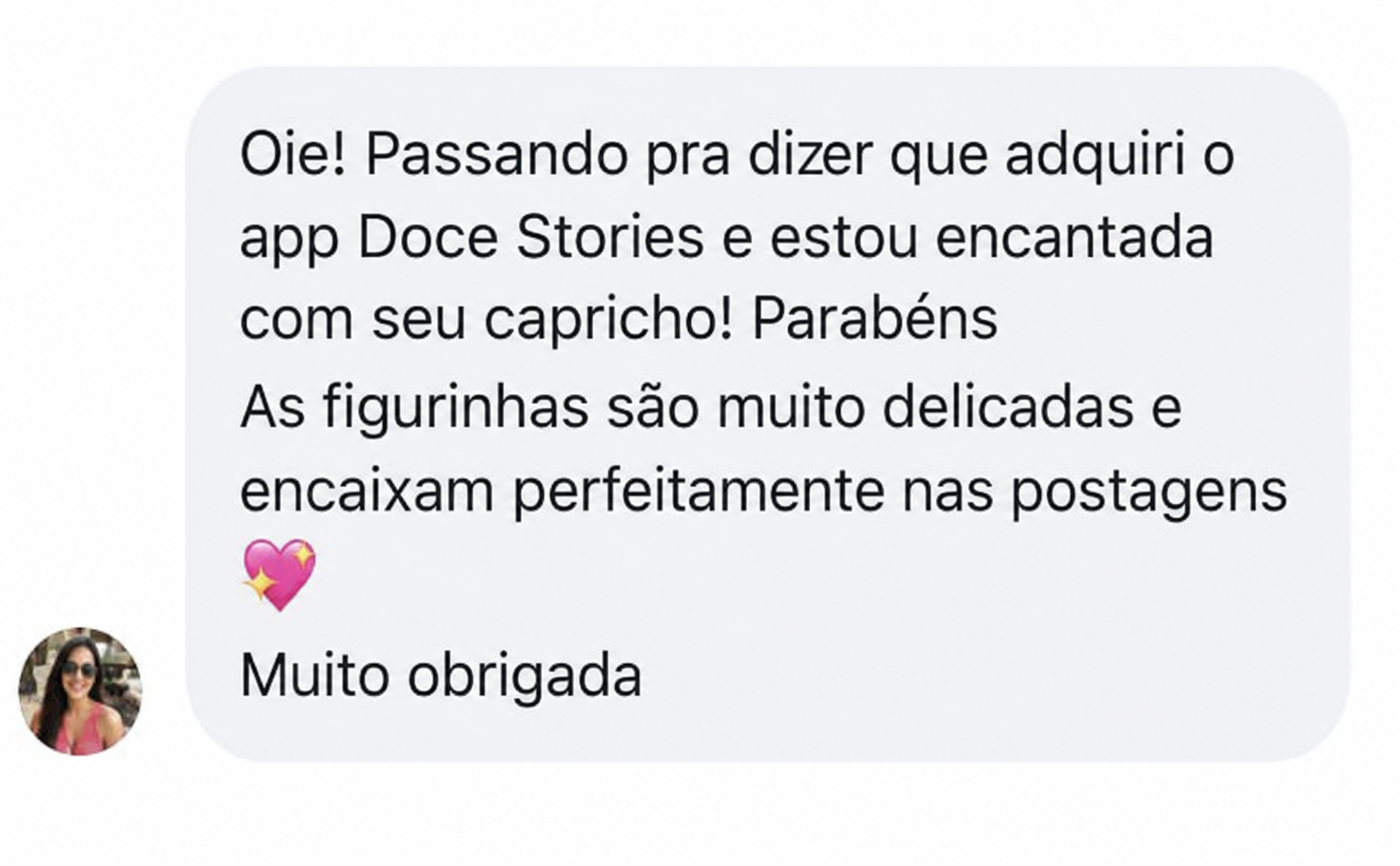 Depoimento de confeiteira sobre o Doce Stories 4